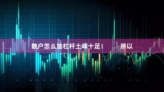 散户怎么加杠杆土味十足！        所以